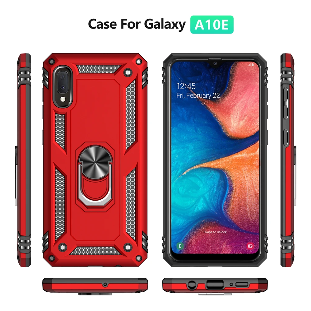 Сверхмощный автомобильный Магнитный бронированный чехол для Samsung Galaxy A10e