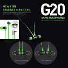 Наушники-вкладыши PLEXTONE G20 с микрофоном, шумоподавляющие игровые магнитные адсорбционные стереонаушники для занятий спортом