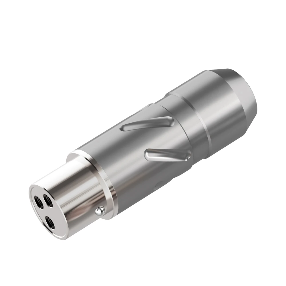 Monosaudio XM700R/XF700R XLR XLR CONNECTOR Premium 99.9998% Pure Copper Female Male XLR 3pin Jack Plug Terminal for MIC Headphon