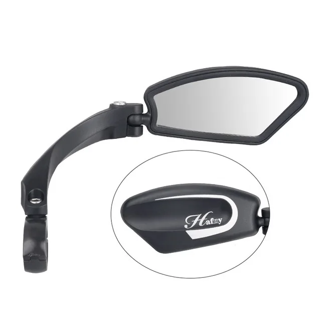 1PC Right MR080R Цикл Зеркало для MTB руль для шоссейного велосипеда, Руль конец внутреннее крепление Небьющийся Нержавеющая сталь объектив высокой ударной рамка Hafny - Цвет: 1PC Right MR080R