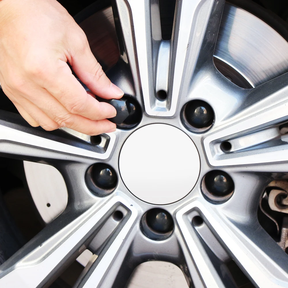 Колпачки на Колесные гайки автомобиля вкручиваемая Крышка 17 мм для Volkswagen VW Polo Tiguan