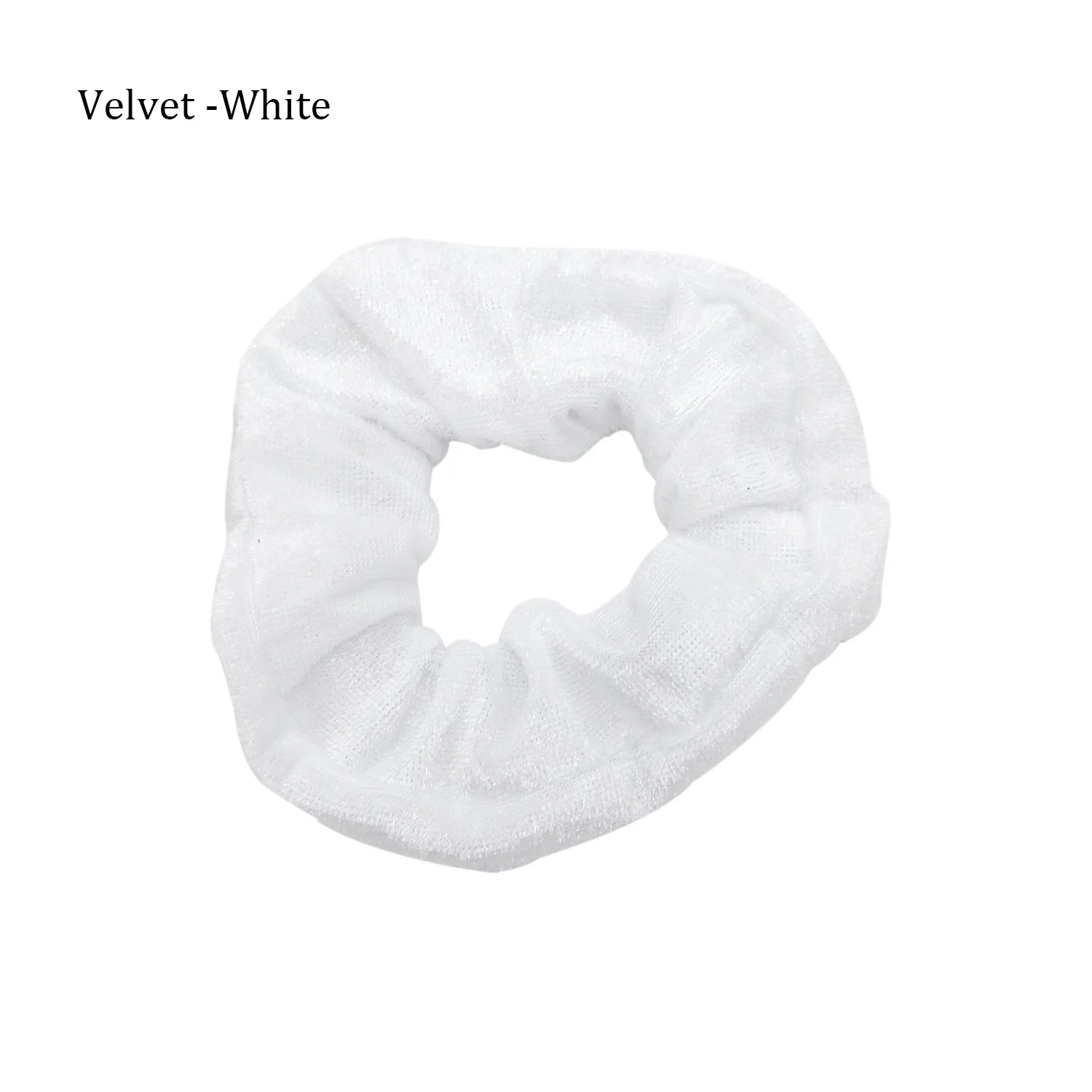 Velvet -White Резинка для волос, резинка для волос, резинка для волос, держатель для хвоста, жемчужные бусы, женские резинки для волос, аксессуары для женщин - Цвет: Velvet -White