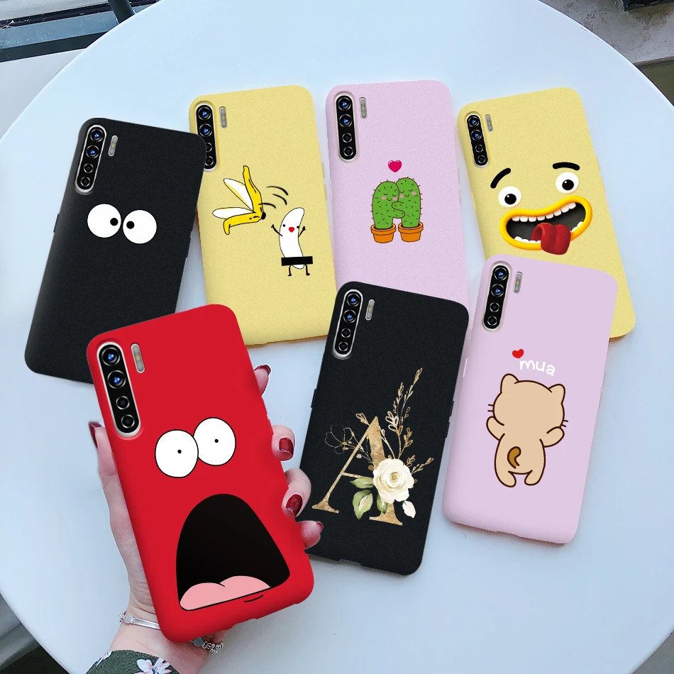 For OPPO F1S Case Black Matte Cute Cartoon Soft TPU Silicone Back Cover For OPPO F1s OPPOF1s A59 A59M A1601 5.5 inch Phone Cases