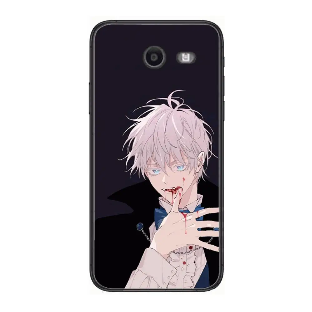 

Anime Gojo Satoru case Phone Case Hull For Samsung Galaxy J 4 3 5 6 7 8 EU 2018 Plus 2017 Black Shell Art Cell Cover TPU