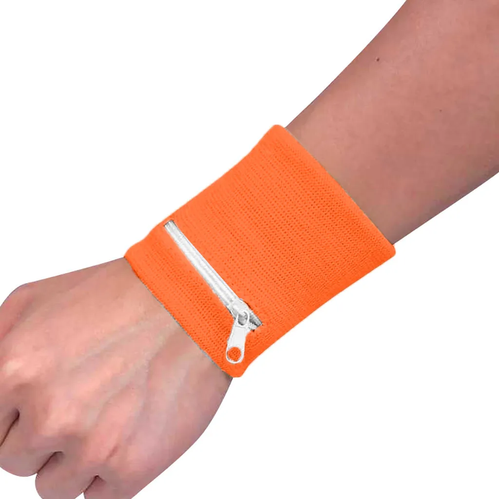 Кошелек на молнии для запястья сумка бега спортивная руку MP3 хранения ключей