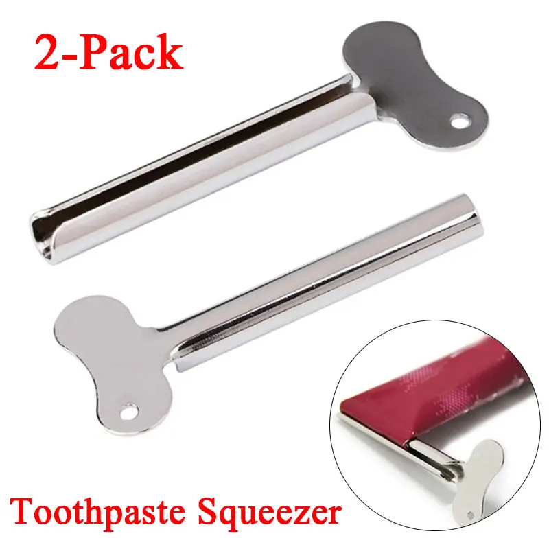 Выдавливатель зубной пасты из нержавеющей стали 1/2 шт. аксессуары для ванной