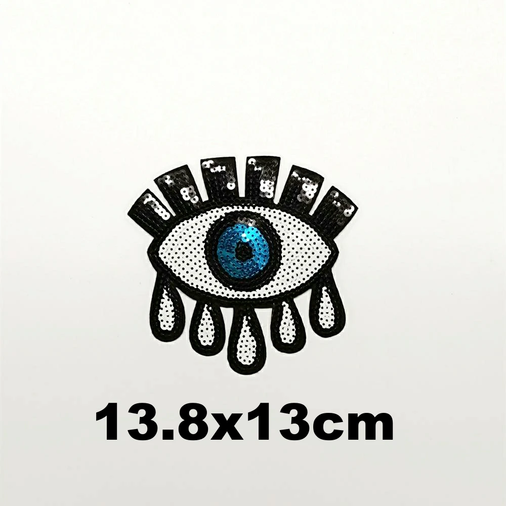 

DIY large embroidery big eyes animal cartoon patches for clothing QR-3233