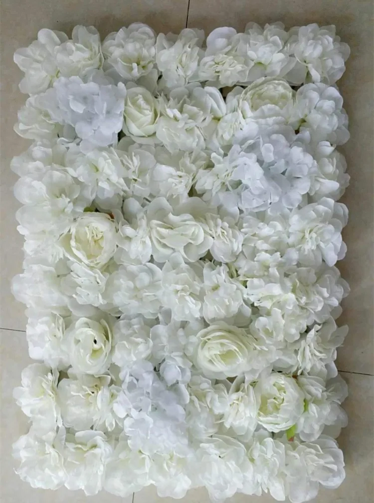 

20PCs/lot 60X40CM Romantic Artificial Peony Rose Flower Wall For Wedding Party Stage And Backdrop Decorations Supplies