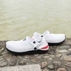 Размеры 36-45, сандалии для женщин, лето 2021, модные садовые Туфли-сабо, акваобувь, Мужские дышащие пляжные сандалии, обувь с отверстиями