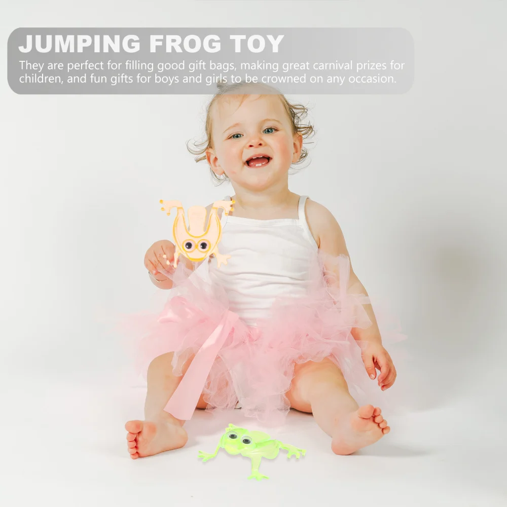 

20pcs Jumping Leap Toys Jumping Frogs Funny Bouncing Toys