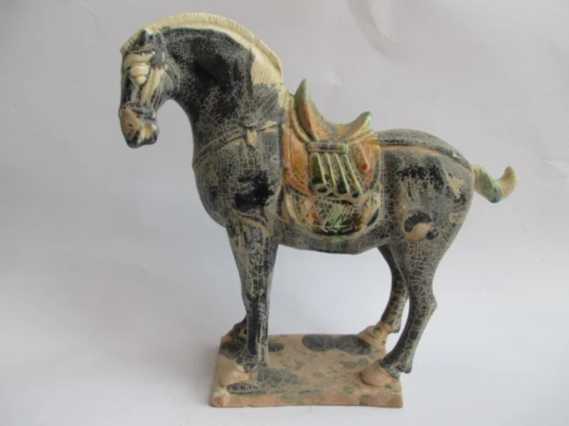 

21 Cm /tang Sancai Pottery and Porcelain In Ancient China, The Horse