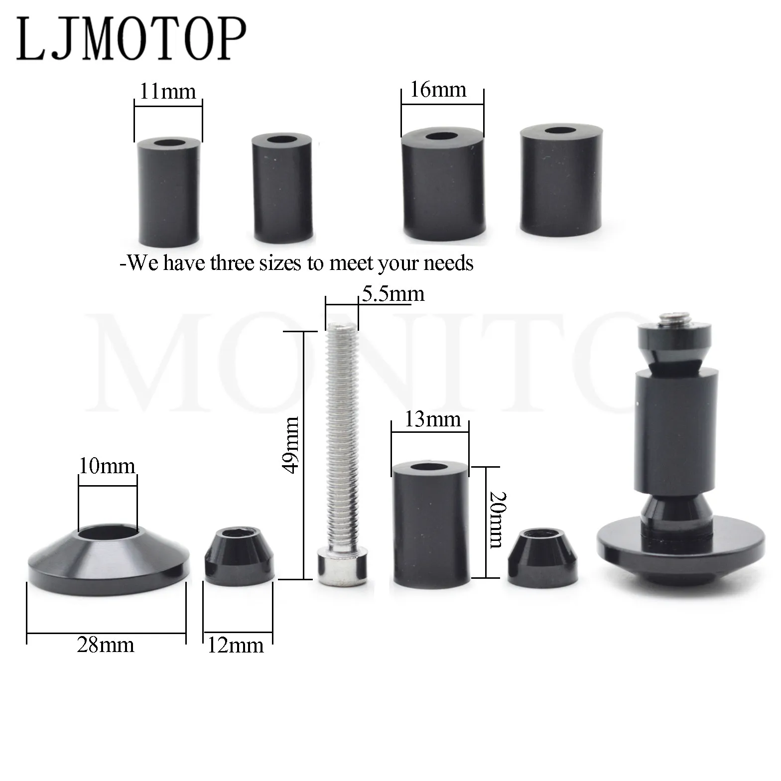 Универсальная насадка на руль мотоцикла для Yamaha WR450 SEROW 225 250 TTR125 TTR250 | Автомобили и