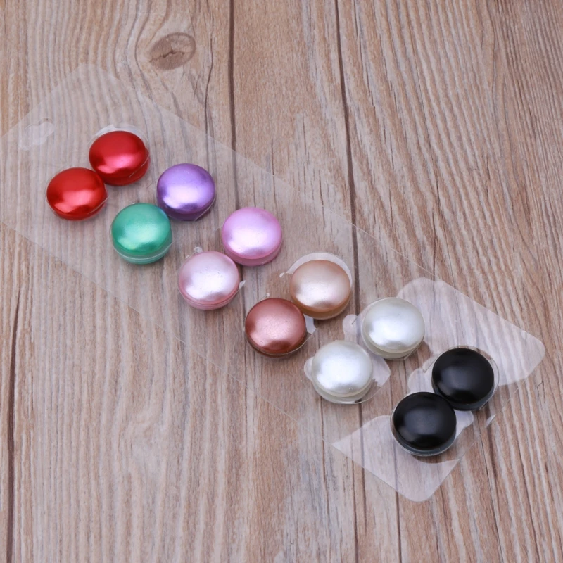 

Pack of 12 Muslim Multi-Use Rhinestone Magnetic Scarf Brooch Round Hijab Pins