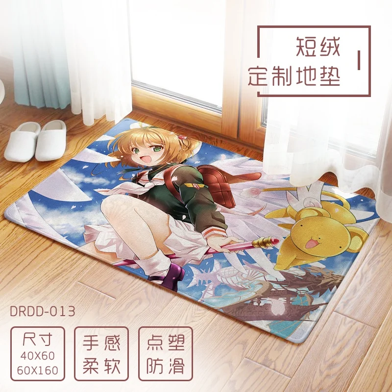 Cardcaptor для девочек индивидуальный коврик с рисунком из аниме украшения дома ковры