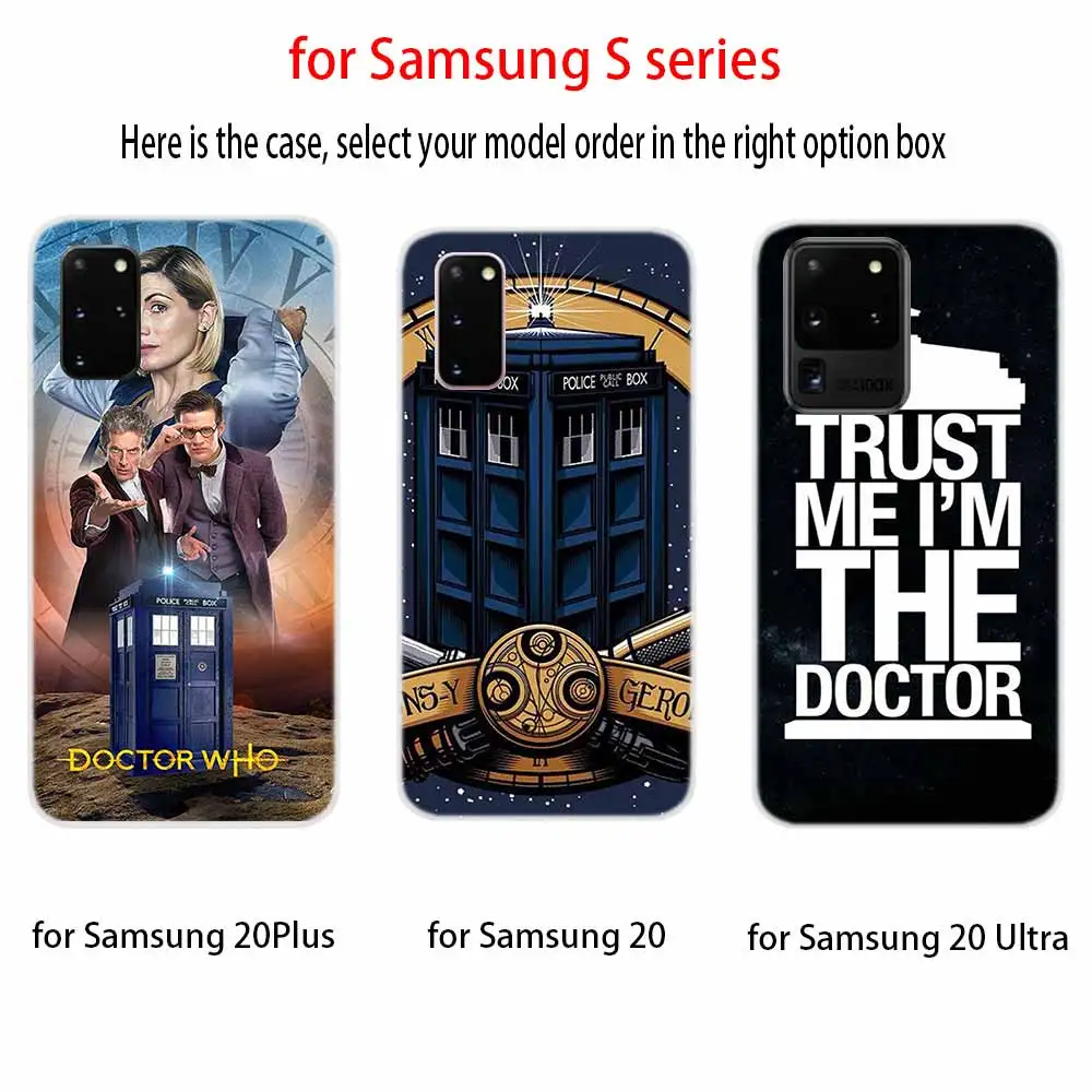 Мягкий силиконовый чехол Doctor Who Daleks для Samsung S21 S22 S20 S11 S10 S9 S8 Plus Ultra lite fe 11e 10e |