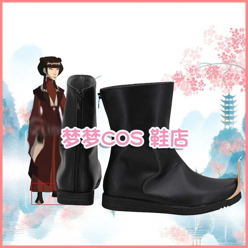 Обувь Avatar: the last Airbender Mai черная обувь для косплея Хэллоуина Рождества женщин и