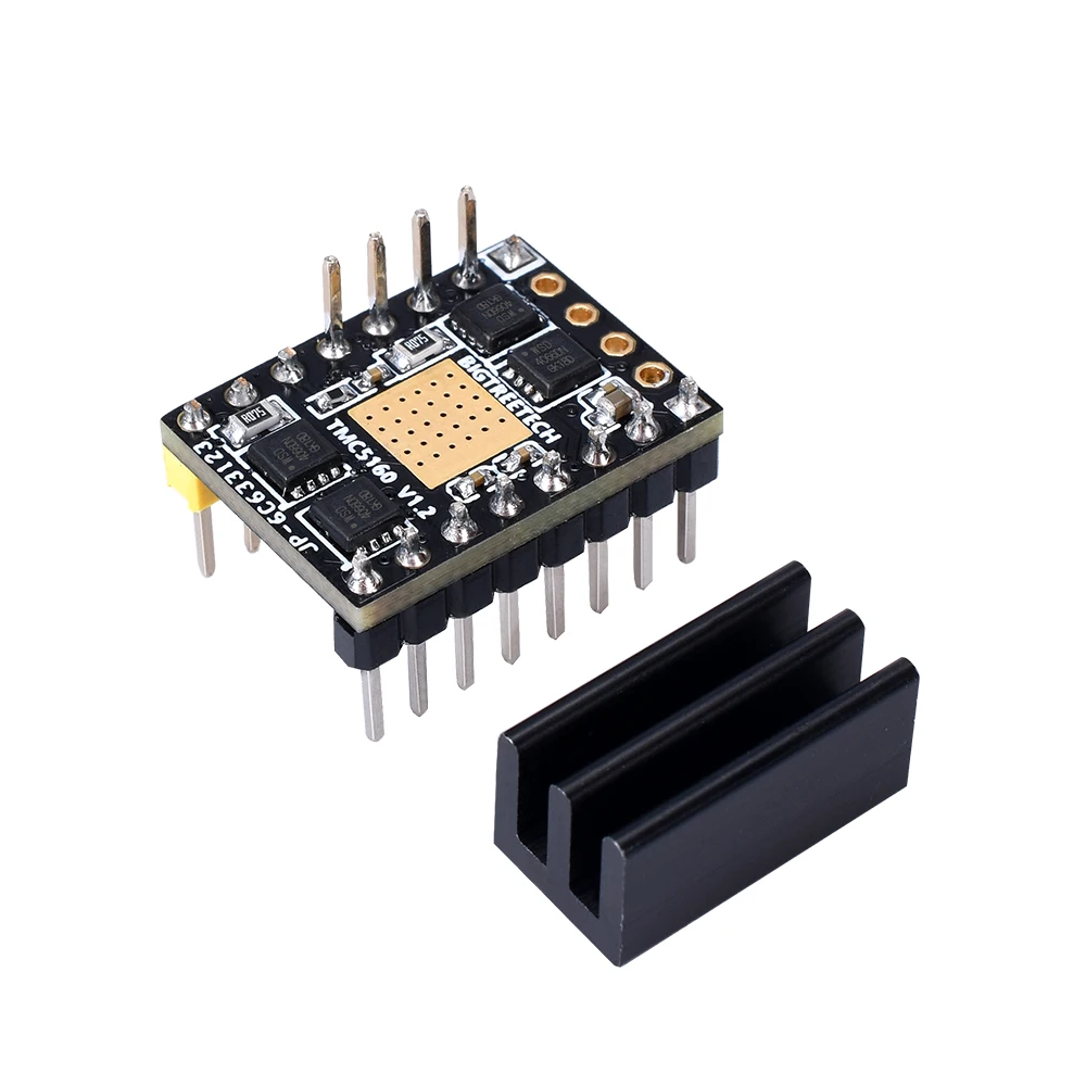 Драйвер BIGTREETECH TMC5160 V1.2 StepStick драйвер для шагового двигателя SPI с радиатором плата 3D