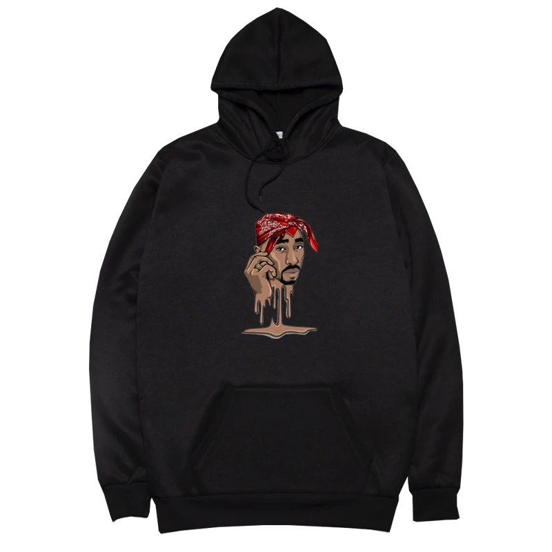 

Sweatshirt 2pac Rapper Fashion 3D Hoodies Streetwear Hooded Harajuku Pullover Men Women Casual Cool Sweatshirts Hoodie Tops