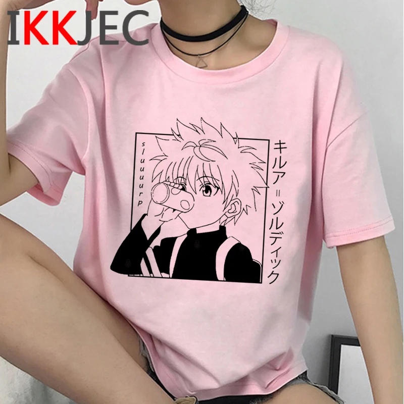 

Футболка мужская hunter x hunter, белая Повседневная рубашка с графическим принтом, kurapika hxh, лето