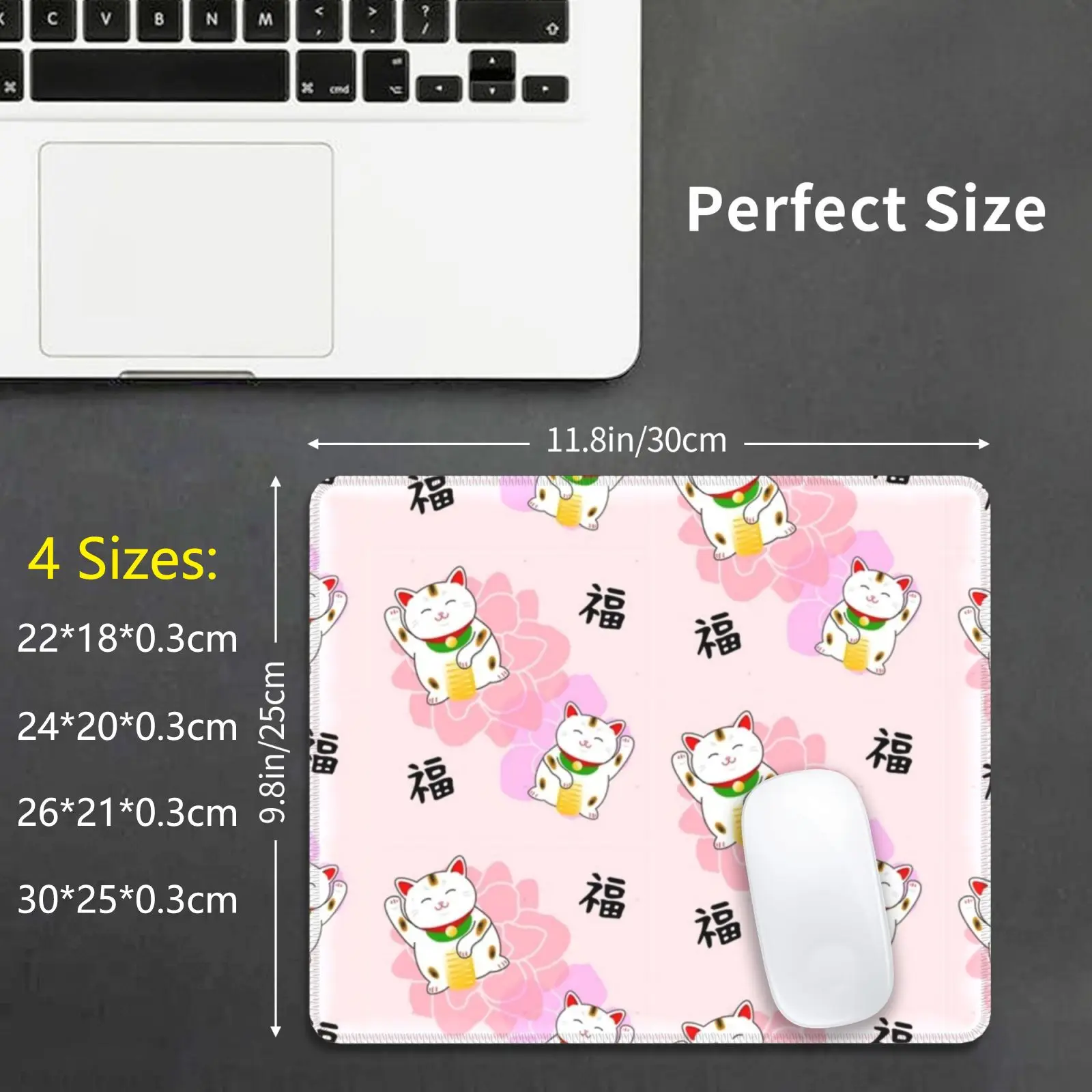 

Коврик для мыши Lucky Cat Of Fortune 1313, кошка Манеки Neko, Япония, японская культура