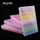 Набор для алмазной живописи, коробка для украшений, стразы, 28 слотов