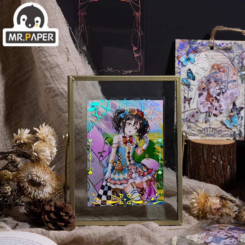 Mr.Paper 4 вида дизайна серии Dream And Poetry Collage Card ПВХ креативная простая ручная учётная