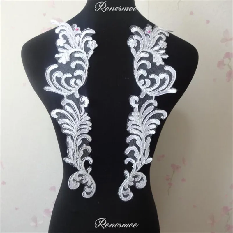 1 зеркальная пара/2 шт. Новое поступление белый шнур цвета слоновой кости