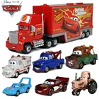 Подлинная коллекция тачки Pixar Mater, синий, белый, темный, кожа, молния, Маккуин, сплав, игрушечные машинки для детей, 1:55