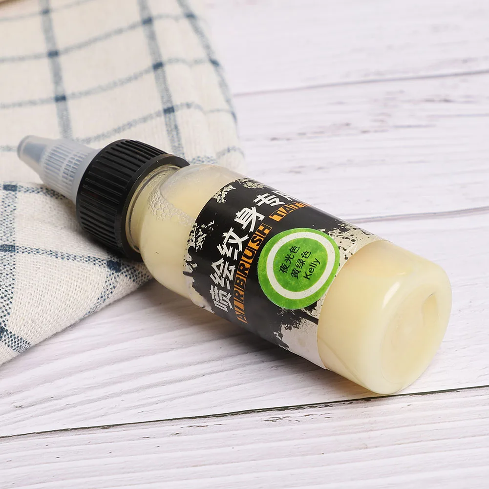 

30ml Professional Microblading Disposable Easy Coloring Temporary Night Light Tattoo Ink Body Colored Drawing Airbrush Pigment