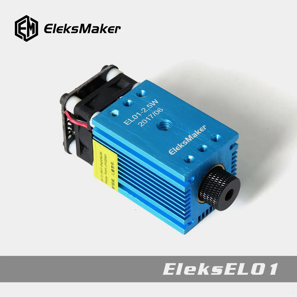 EleksMaker EL01 500mW/1600mW/2 5 mW синий фиолетовый лазерный модуль PWM модуляция 2 54-3P DIY гравер |