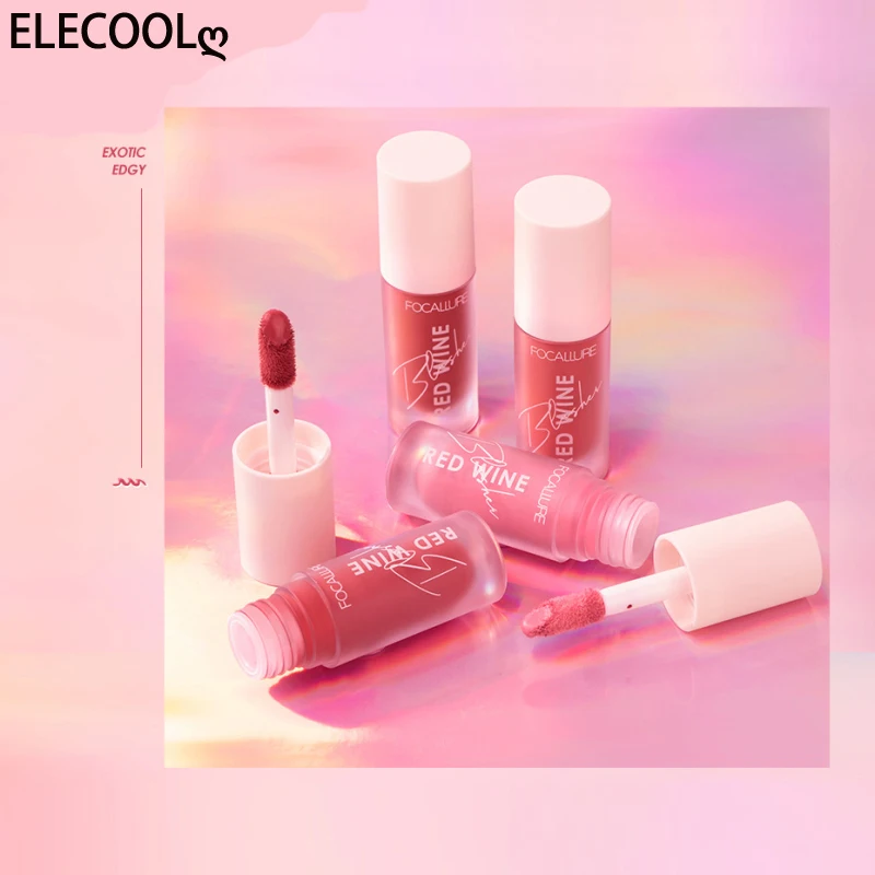 

ELECOOL Face Liquid Blusher Contour Makeup Long-lasting Matte Make Up Natural Cheek Contour Blush Face Cheek Cosmetic