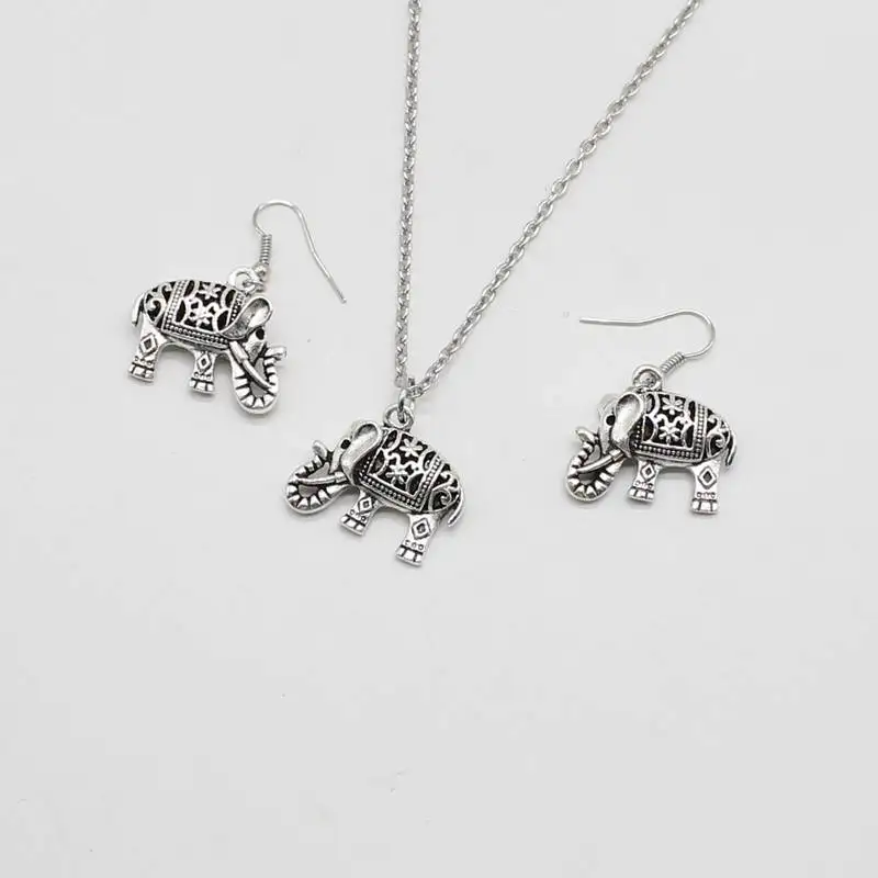 Винтажное ожерелье с подвеской в виде слона Модный женский подарок на