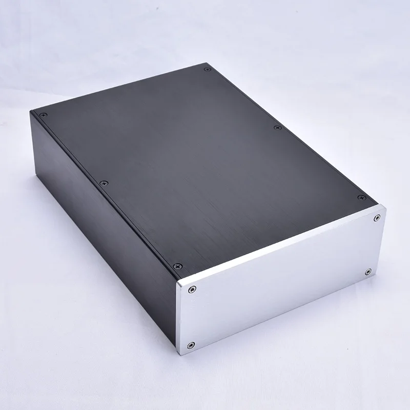 

DIY Box Silver Preamp усилитель декодирования чехол 215*80*308 мм JC2208 полностью алюминиевый усилитель Корпус Корпуса