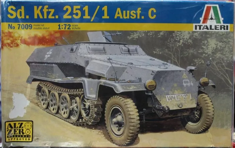 7009 1/72 Sd.Kfz. 251 полугусеничные БРОНИРОВАННЫЕ АВТОМОБИЛИ|armored vehicles|sd kfz 7sd sd |