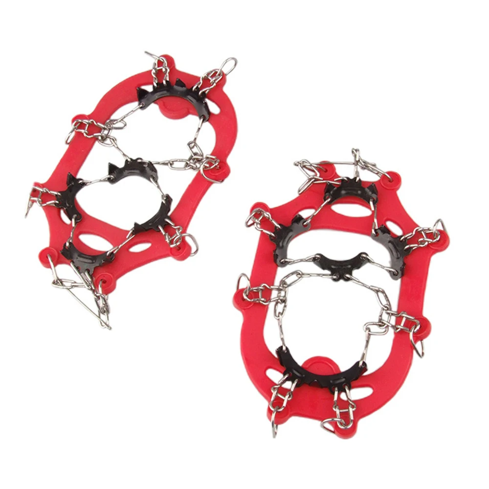 Уличные гетры для взрослых и детей снежные скобы Нескользящие зимние шипы