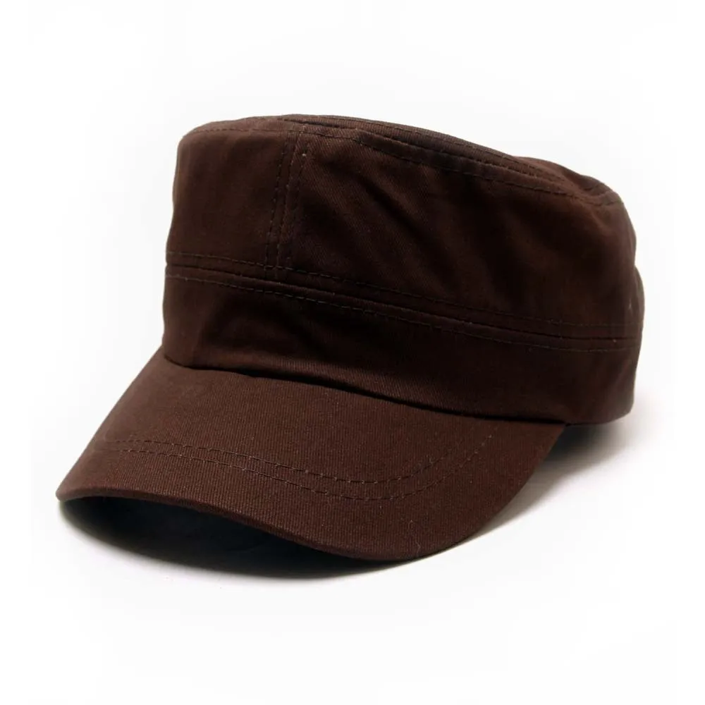 

Spring and Summer New Men's and Women's Flat Top Military Cap Personality Simple Cotton Baseball Cap Popular Outdoor Sun