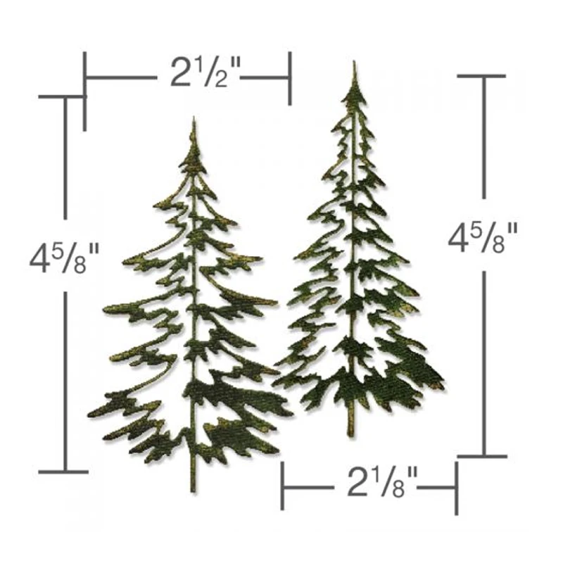 Plantillas de &aacute;lbum de fotos para hacer tarjetas, troqueles de Navidad doblados en 3D, sellos transparentes para el bosque, manualidades, bricolaje, novedad-3