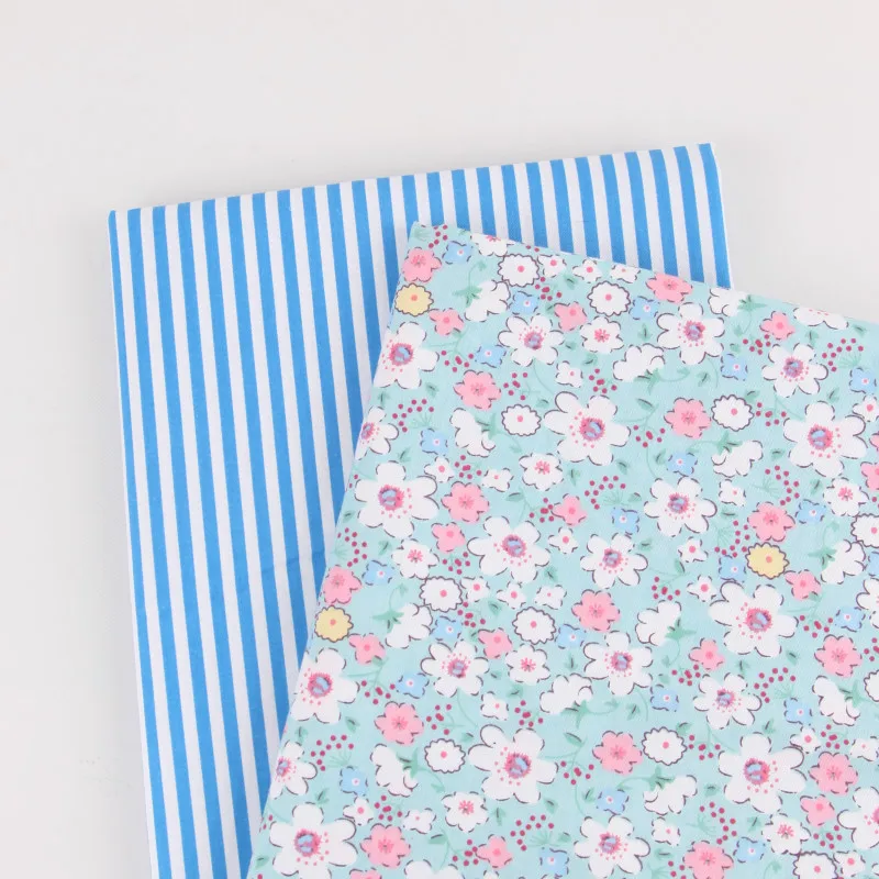 6 шт. 50*40 см 25*20 см хенд-мейд DIY ткань детская хлопковая ткань саржа печать ткань шитье Лоскутное шитье вышитая Кукла Материал