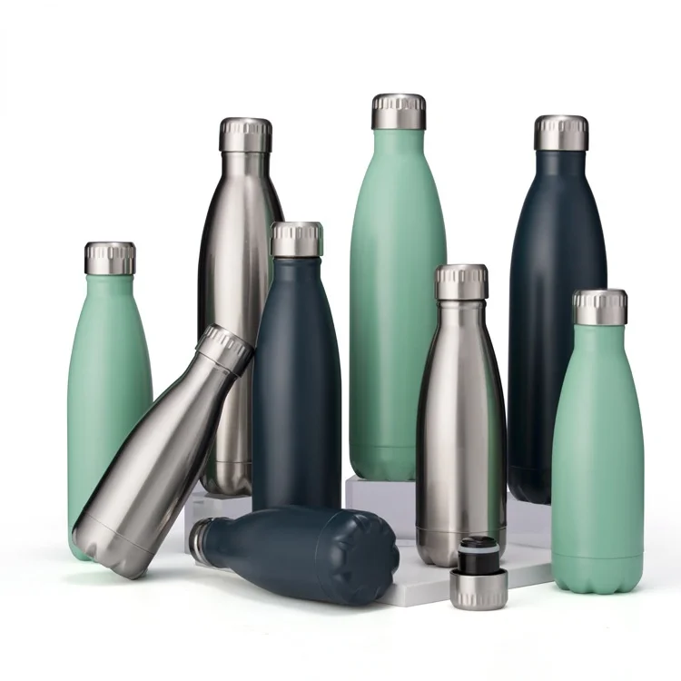 

New Outdoor Coke Bottle Creative Fashion Coke Cup Simple Stainless Steel Vacuum Flask Household Products