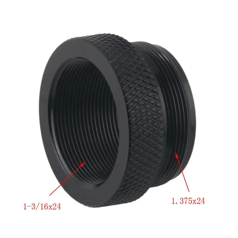 

Aluminum 1.375x24 to1-3/16x24 Adapter Ring QD Convertor1.1875x24 for Solvent Trap Tube /Booster /Trilug JK Dead Air Kit Napa4003