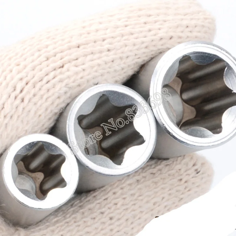 Набор удлиненных звездочек Torx комплект из одного гнезда 1/2 дюйма тип E E8 E10 E11 E12 E14