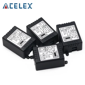 Реле задержки включения, модуль, триггер, 12 в пост. Тока, 60 с, программируемый контроллер задержки