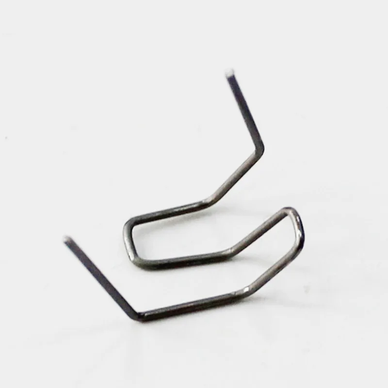 100 шт. 0 8 мм изогнутый двойной угол скобы для горячего степлера автомобильного