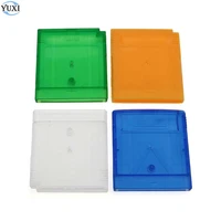 yuxi clear greenbluegreyorange replacement for gba sp w screw game cartridge housing shell for gb gbc card case