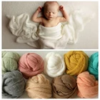150*160 одеяло для фотосъемки новорожденных мохеровые вязаные супер удобные мягкие обертки подставка для фона для детской фотосъемки корзина наполнитель