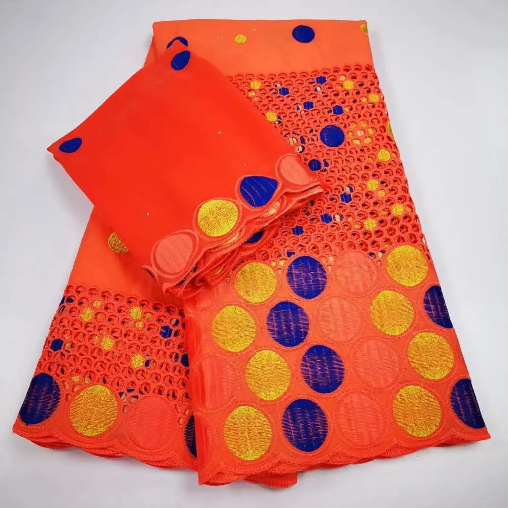 

5+2yards fashion Swiss Voile Lace In Switzerland hollow out African cotton Lace Fabric For Party Dress F9AP184