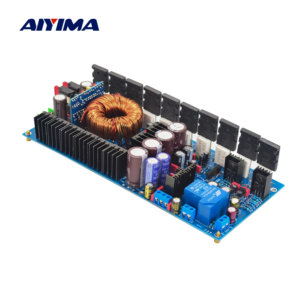 AIYIMA 500W Sound Amplifier Car Audio Board TTA1943 TTC5200 Mono High Power Amplifiers HiFi Amplificador Speaker Home Theater |
