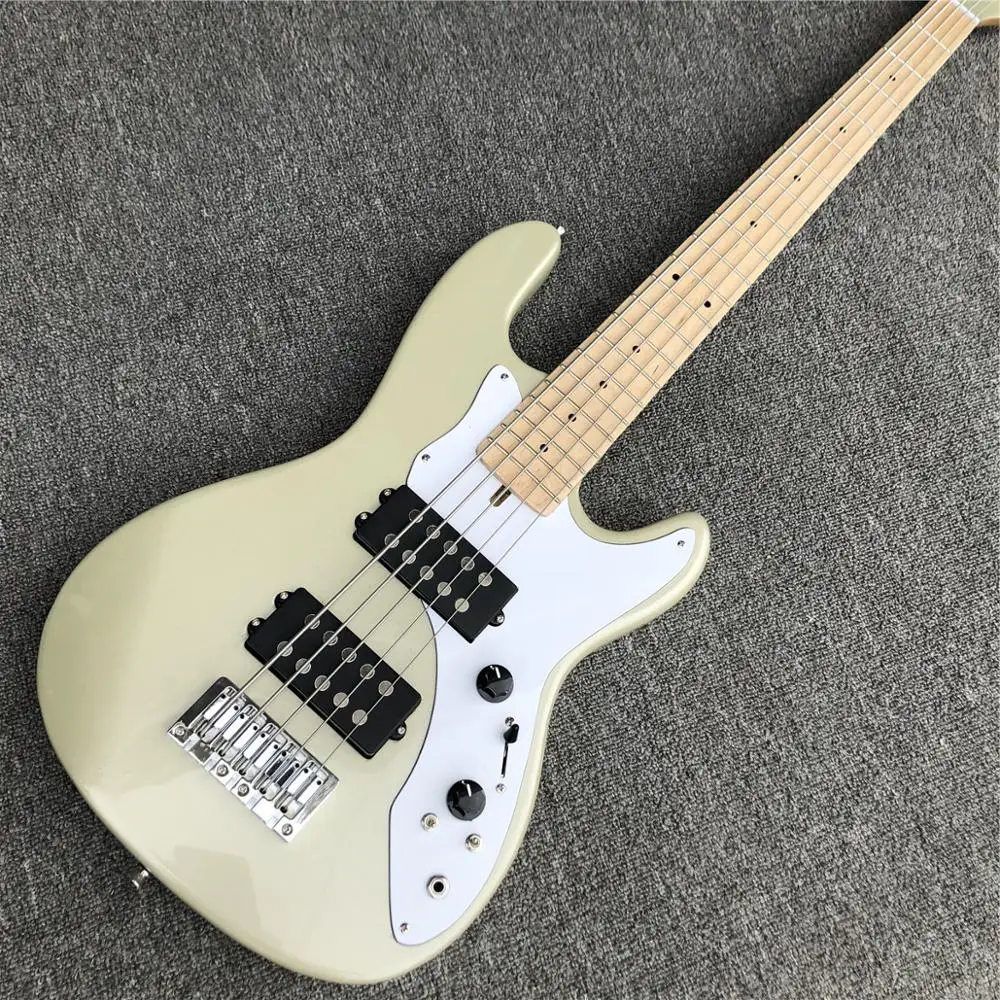 Высококачественная 5 струнная st бас гитара Кленовая гриф Fen электрическая