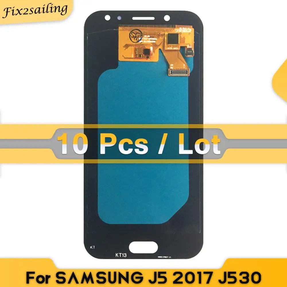 ЖК дисплей AMOLED для Samsung Galaxy 10 шт./лот сенсорный экран J530 2017 J5 сменный рабочий