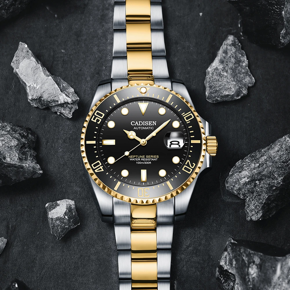 

2020 New CADISEN Design Men's watches top brand luxury mechanical watch for men automatic watch men Japan NH35A waterproof clock